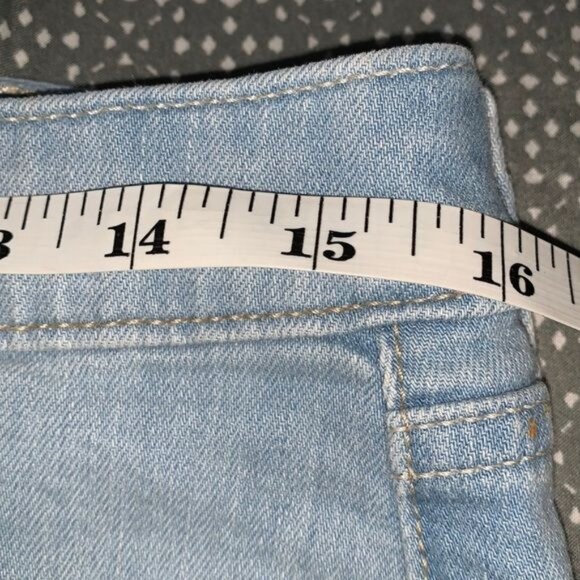 Gap 1969 Summer Cut-Offs Denim Shorts Size 27 Blue - Picture 8 of 10